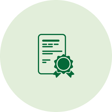 Surety certificate